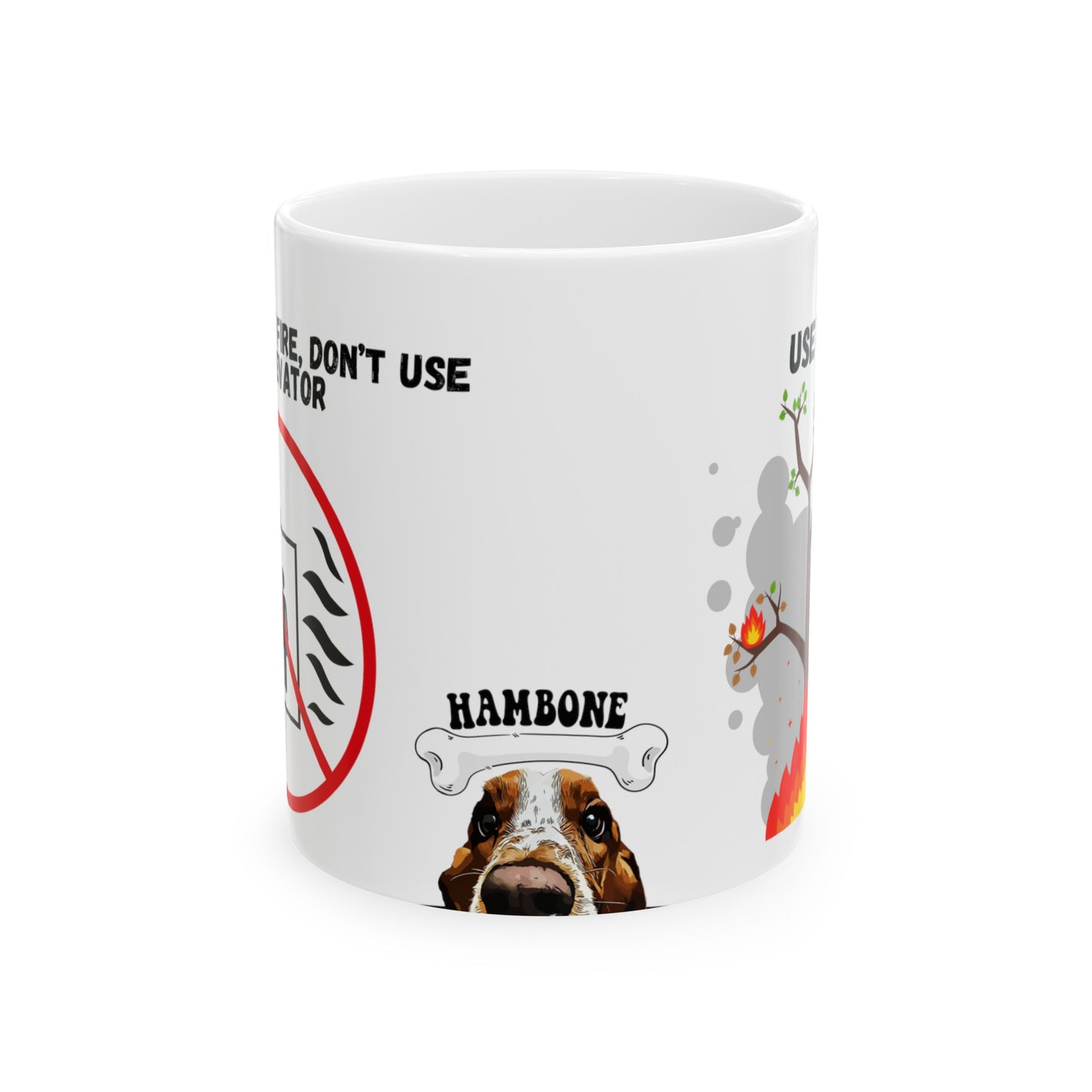 Hambone Use Water Mug, (11oz, 15oz)