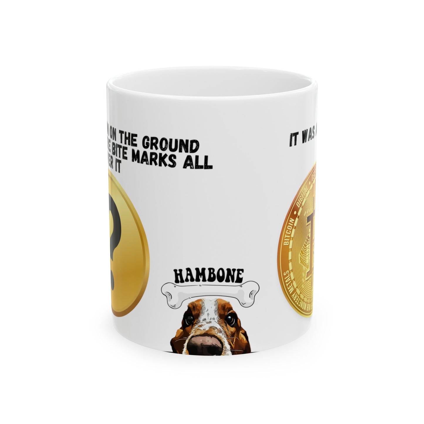 Hambone Bitcoin Mug, (11oz, 15oz)