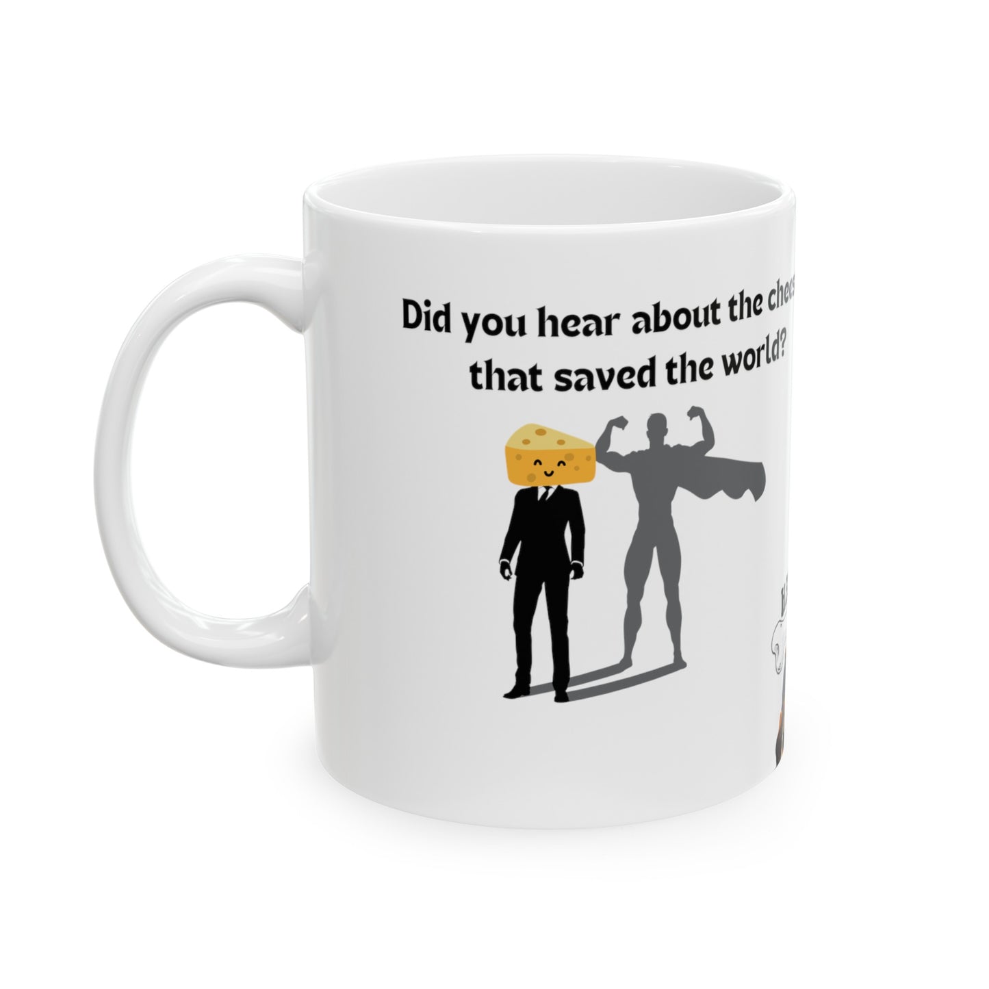 Hambone Hero Cheese Mug, (11oz, 15oz)