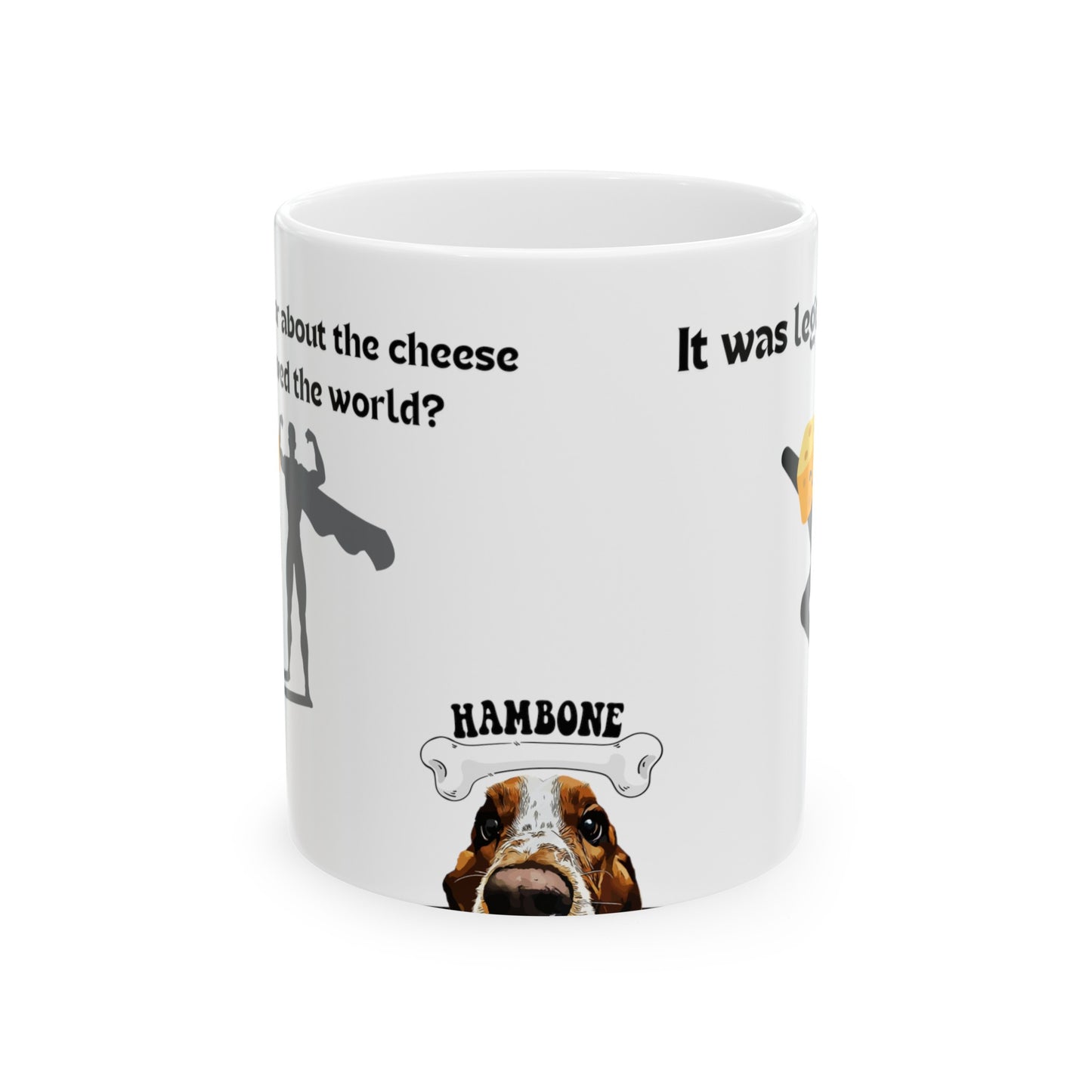 Hambone Hero Cheese Mug, (11oz, 15oz)