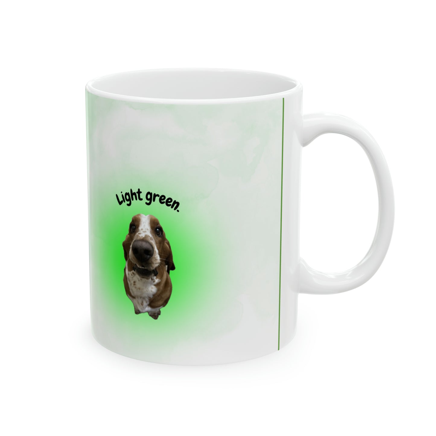 Hambone Light Green Mug, 11oz