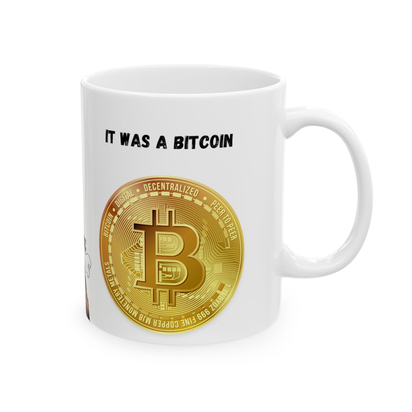 Hambone Bitcoin Mug, (11oz, 15oz)